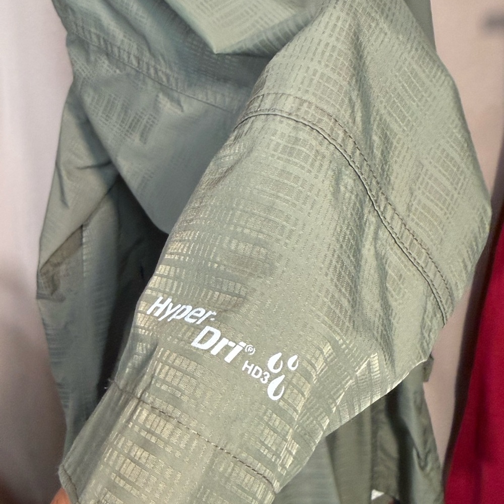 Windriver Sage Green Long Lightweight Windbreaker Style Utility Jacket - Picture 9 of 9